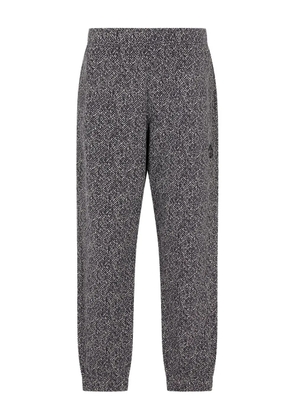 Giorgio Armani mélange-effect track pants - Grey