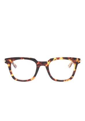 Alexander McQueen Eyewear square-frame glasses - Brown