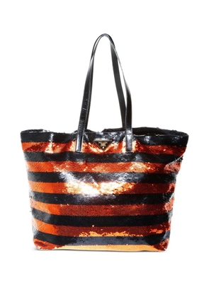 Prada Pre-Owned 2000-2020s sequin tote bag - Black