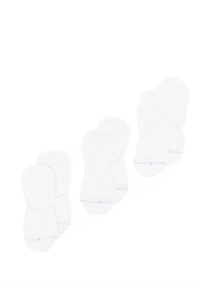 Zegna logo-embroidered socks (set of four) - White