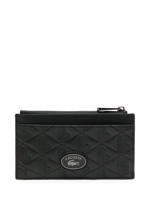 Lacoste Nomogramme zipped cardholder - Black