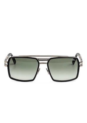 Cazal logo-print sunglasses - Black