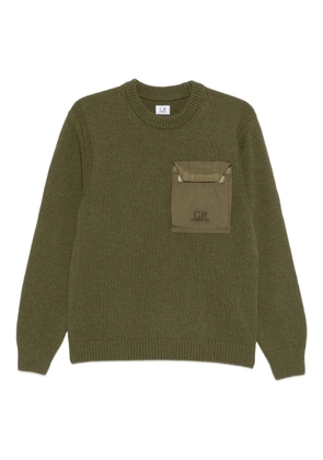 C.P. Company chest-pocket sweater - Green
