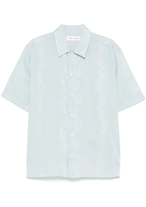 SAMSOE SAMSOE x Saayo jacquard shirt - Blue