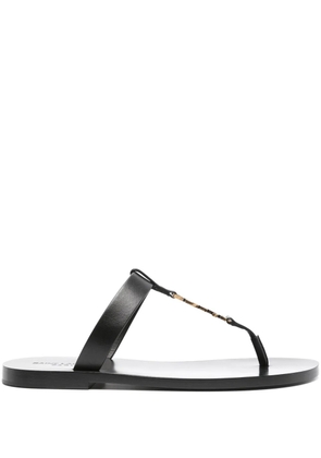 Saint Laurent Cassandre slides - Black