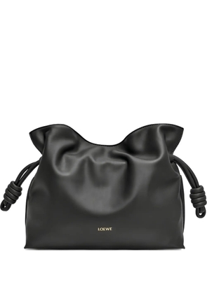LOEWE medium Flamenco knotted clutch - Black