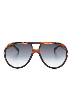 Eyewear by David Beckham pilot-frame sunglasses - Brown