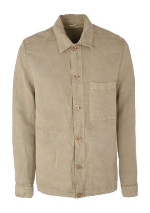 120% Lino buttoned pocket jacket - Neutrals