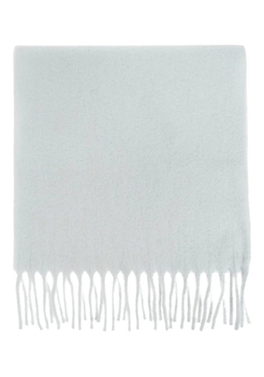 Issey Miyake fringed scarf - Blue