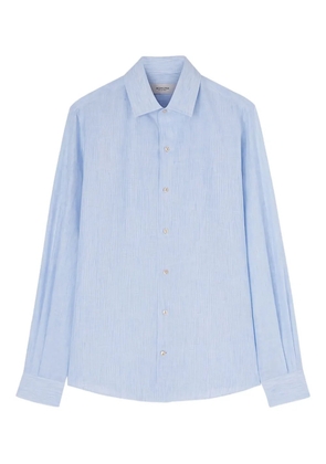 Agnona striped linen shirt - Blue