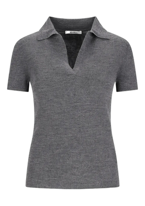 Max Mara V-neck top - Grey