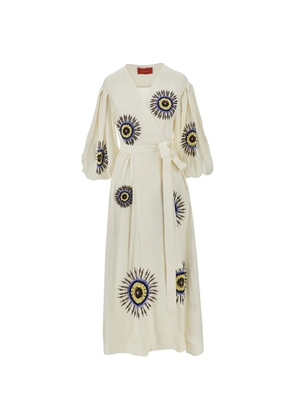 La DoubleJ Eden tie dress - Neutrals