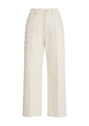 Brunello Cucinelli fuzzy trousers - Neutrals