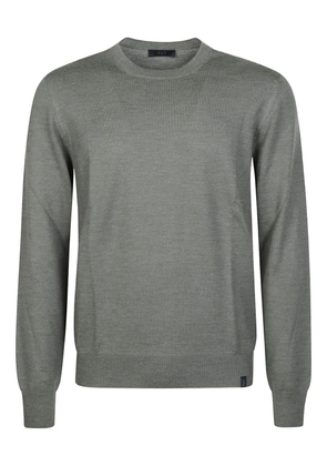 Fay crew-neck wool sweater - Grey