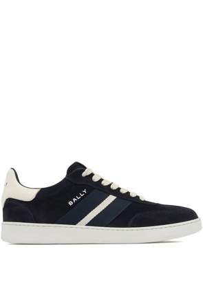Bally Retro Crest stripe suede sneakers - Blue