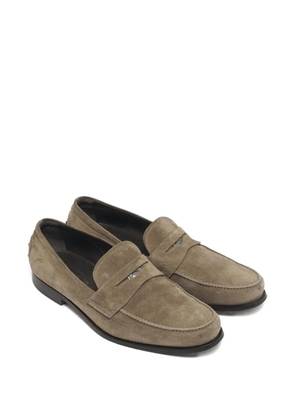 Tod's suede penny loafers - Neutrals