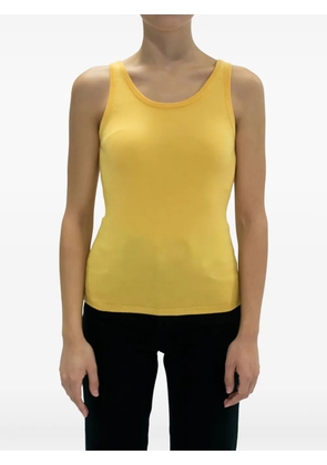 LA ROSE round neck tank top - Yellow