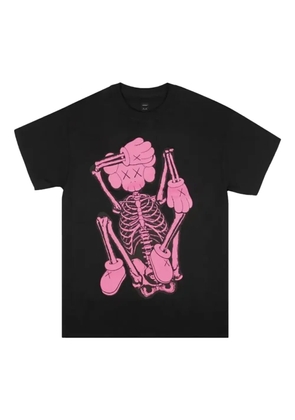 KAWS skeleton-print T-shirt - Black
