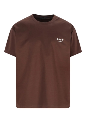Tatras logo-print T-shirt - Brown