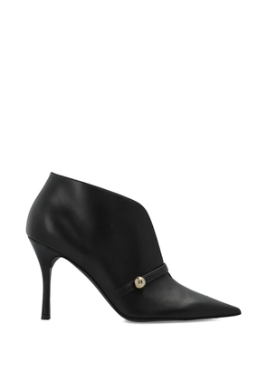 Furla strap heeled boots - Black