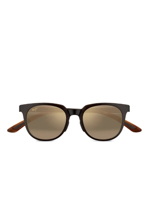 Maui Jim round gradient-temples sunglasses - Brown