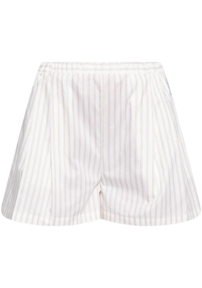 Marni striped shorts - White