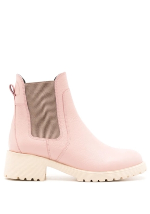 Sarah Chofakian Mirre leather Chelsea boots - Pink