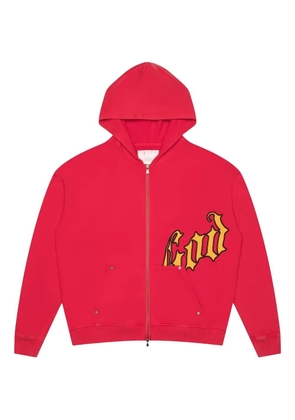 GODSPEED OG Logo V2 zip hoodie - Red