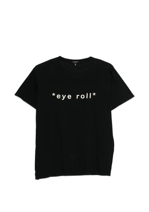 R13 Eye Roll Boy graphic-print T-shirt - Black