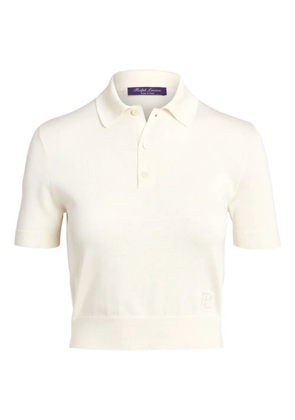 Ralph Lauren Collection buttoned-up polo shirt - Neutrals