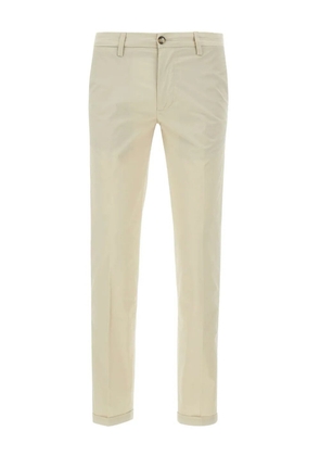 Re-Hash welt-pockets cuffed trousers - Neutrals