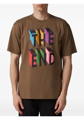 Undercover graphic-print T-shirt - Brown