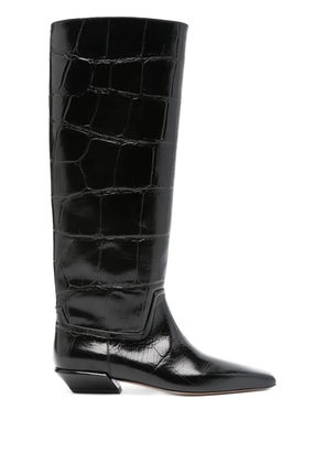 Paris Texas leather boots - Black