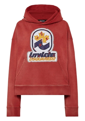 DSQUARED2 logo-appliqué hoodie