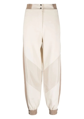 Eleventy panelled jersey-knit trousers - Neutrals