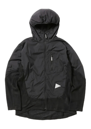 and Wander Alpha Direct hooded jacket - Black