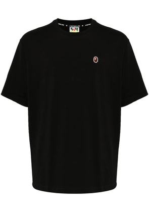 A BATHING APE® embroidered-logo cotton T-shirt - Black