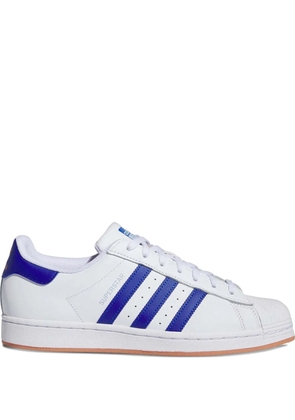 adidas Superstar striped sneakers - White