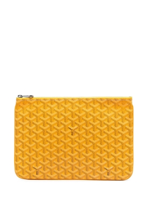 Goyard Pre-Owned 2015 Goyardine Senat MM clutch bag - Yellow
