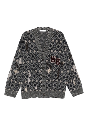 Wales Bonner Sibling cardigan - Grey