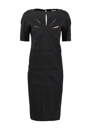 Romeo Gigli Pre-Owned cut-out midi dress - Black