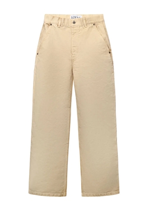 LOEWE cotton trousers - Neutrals