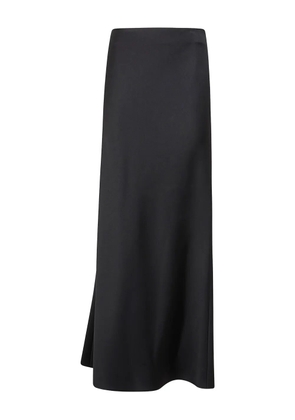 Carven asymmetric satin skirt - Black