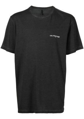 ISO.POETISM logo-print short-sleeved T-shirt - Black