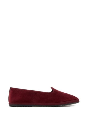 CAPULETTE velvet loafers - Red