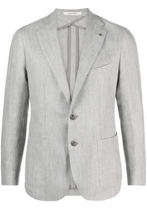 Tagliatore notched-lapels single-breasted blazer - Grey