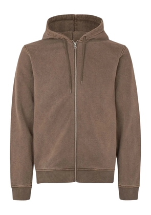 SAMSOE SAMSOE zip hoodie - Brown