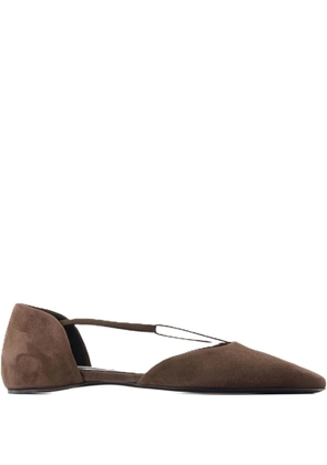 TOTEME T-strap ballet flats - Brown