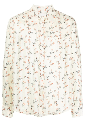 Youths In Balaclava floral-print long-sleeve shirt - Yellow