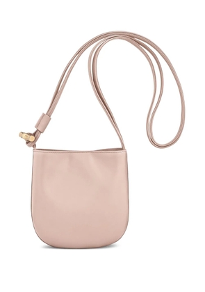 Longchamp Le Roseau S leather shoulder bag - Pink